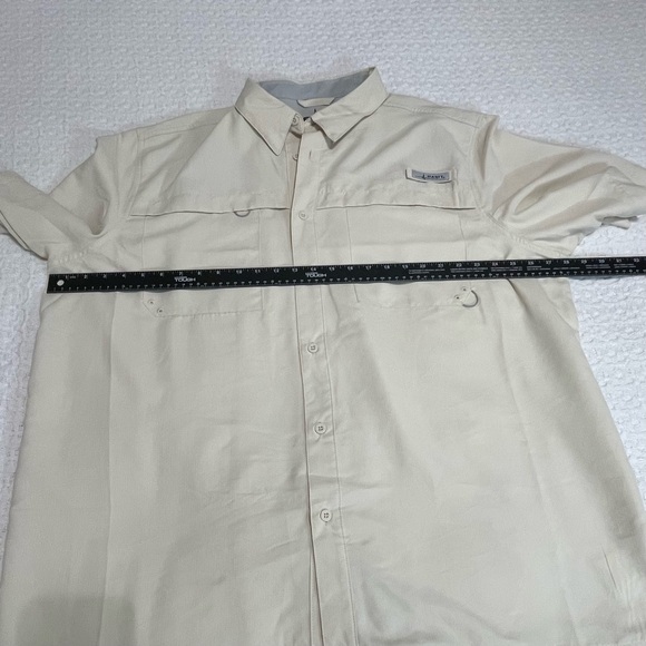 Habit Men's Solar Factor Shirt - Cream~ Size 2XL Fishing or Outdoors - Picture 5 of 12
